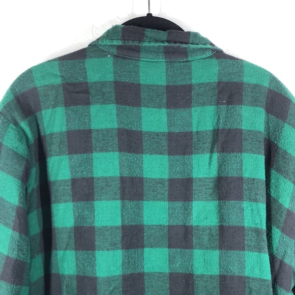 Ozark Trail green plaid quilted jacket size medium - Picture 7 of 11